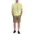 Boss Heren T-shirt met geometrisch patroon, stretch, normale pasvorm (Groen)