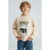 Sweater met ronde hals en tekstprint
