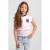 America Today mouwloze top met smockwerk en print – roze