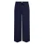 ONLY CARMAKOMA wide leg high waist casual broek donkerblauw