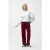 Catwalk Junkie Graphic Sweater With Piping Light Grey Melange