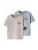 NAME IT Shirt ‘NMMDIGRO’  blauw / lichtgeel / grijs / zwart