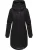 Ragwear Functionele mantel ‘Jannisa’  zwart