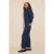 TRENDYOLMİLLA Dames Blauw Effen Barrel Normale taille Jeans