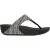 Fit Flop Dames/Dames Lulu Shimmer Weave Toe Post Sandalen (Zwart)