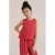 WE Fashion straight jumpsuit rood