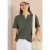 Cecil Dames Shirt met gespleten hals en haakband in Groen