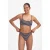 Beachlife brazilian bikinibroekje met textuur blauw/bruin