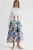 Bloemen Maxi Jurk met Hemd Kraag en Knopen Sluiting