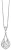 Orphelia Dames 925 Sterling Zilveren Ketting met Hanger – Zilver ZH-4843
