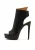 Kazar Pumps met hoge voorkant  zwart