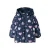 NAME IT MINI winterjas met hartjes – blauw