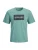 Jack & Jones Junior Shirt ‘JJCOLE’  smaragd / zwart / wit