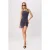 TRENDYOLMİLLA Dames Donkerblauw Effen Kort / Mini Mouwloos Bodycon Jurken