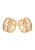 faina Oorbellen  rose-goud / transparant