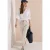 Cecil Dames Mid Waist Slim Legs broek in Loose Fit in Beige