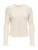 ONLY Gebreid vest ‘ONLibi’  wolwit