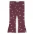 Babyface flared broek met print – bordeauxrood