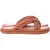 Valentino De Touw Gedraaide Band Sandalen in Bruin Leren