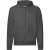 Fruit of the Loom Heren Hoodie Heather (Donkere Heide Grijs)