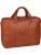 LEONHARD HEYDEN Laptoptas ‘Bergamo’  bruin