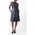 French Connection Faux Slv Less Dress M Black