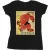 Li-cense Disney dames big hero 6 baymax nieuwspapier katoenen t-shirt