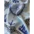 Zijden sjaal voor dames Ralu Fine Art Nautical Chic