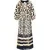 Mucho Gusto Dress San Rafael Long Leopard Blue, Ecru