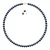 Set bestaande uit: Ketting van echte gekweekte zoetwaterparels semi rond 6-7 mm