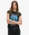 Mötley Crue T-shirt met Kapmouwen Zwart