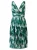 Kraimod Jurk  groen / grasgroen / donkergroen / wit