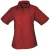 Premier Dames/Dames Popeline Blouse met Korte Mouwen (Bourgondië)