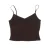 Zwarte Rib Sporttop 763370 Dames