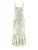 GUESS Cocktailjurk ‘RORY’  beige / lichtblauw / lichtgrijs / pastelgroen