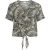 Vila Vilimia kea v-neck s/s knot top/vol
