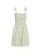 KARL LAGERFELD JEANS Zomerjurk  pastelgroen / wit