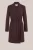WE Fashion – Dames blazerjurk – Regular fit – Aubergine –