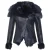 Dames Toscana schapenvacht bikerjack-Apopa