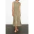 French Connection Celina Cupro Slvlss Cargo Dres Washed Khaki
