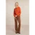 River Woods Merino Wool Crew Neck Sweater Orange