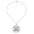 Orphelia Dames 925 Sterling Zilveren Ketting met Hangertje – Zwart ZH-6035/3