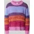 Ichi Gebreide pullover met ronde hals model ‘ALINEA’