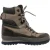 Moncler veterschoenen voor wandelen in bruin leer en suède.