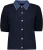 Geisha Vest Denim collar Navy dames