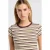 America Today gestreepte top – geel/bruin