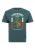 Oldskull Shirt ‘Asian Bonsai Future Tree’  groen / petrol / kreeft / wit