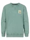 Petrol Industries Sweatshirt ‘Ranchero’  groen gemêleerd