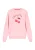 MYMO Sweatshirt ‘Comfy’  rosa / bourgogne / kersrood / wit