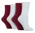 Wildfeet – 4 Paar Dames Cashmere Boot Sokken | Ribgebreide Wollen Bed Sokken – Blauw / mauve